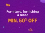Furniture, Furnishing & more MIN 50% off , with Extra 10% Discount