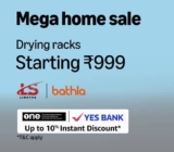 Mega Home Sale Starting at ₹999 + Extra 10% Card Discount